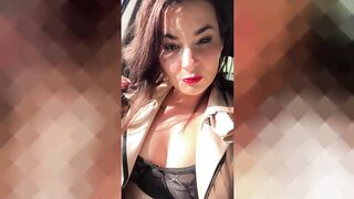 Horny MILF Gives Jerk Off Instructions For Car Sex