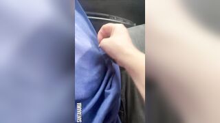 She Tugs On My Cock While I Drive On The Highway