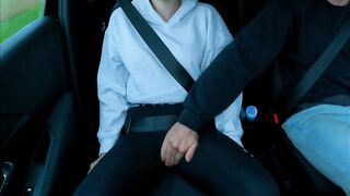 Playing With Her Juicy Pussy While I Drive