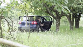 Car Fuck In The Middle Of The Woods