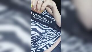 Married Russian Masturbates Coochie In Car