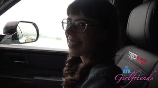 Blowjob And Footjob In The Backseat After Beach Date