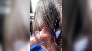 Asian Girl Sucks The Cum After It Cums Out